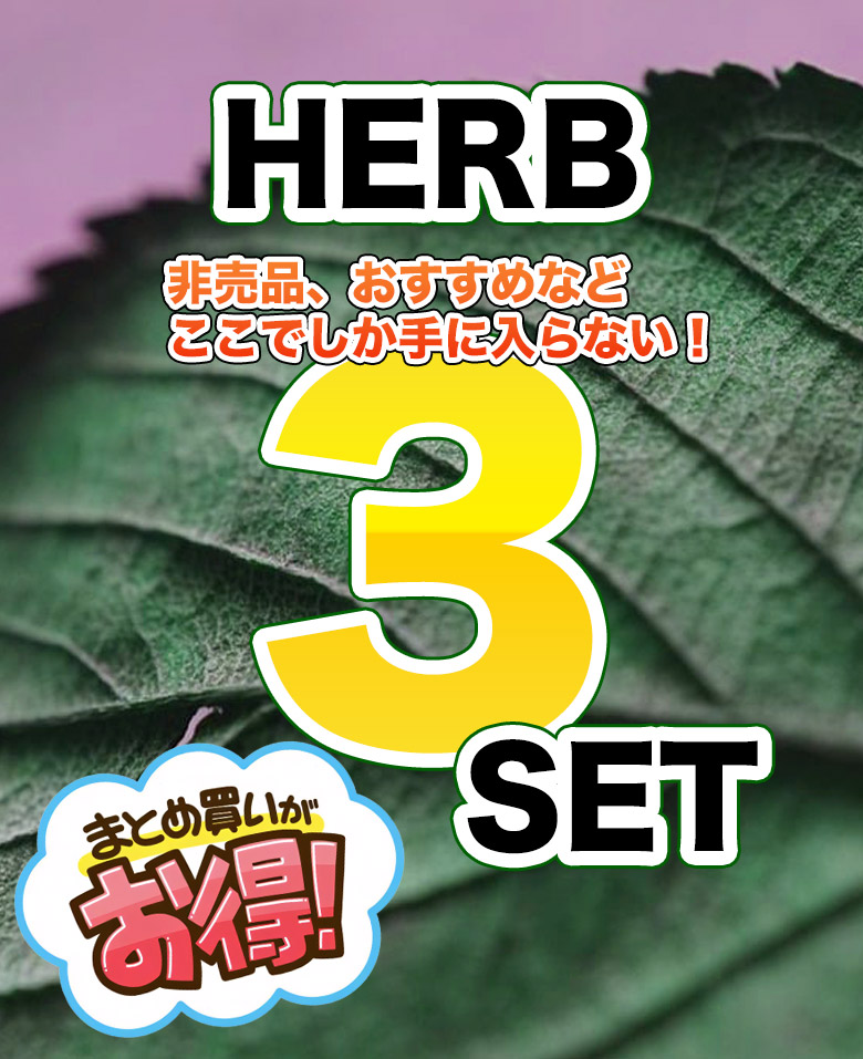 非売品限定  ハーブ３個パック  毎回異なる夢の組み合わせ